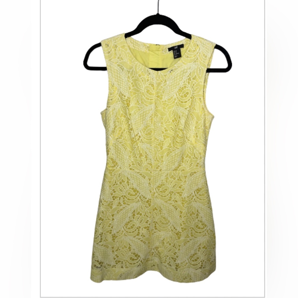 H&M Yellow Lace Dress